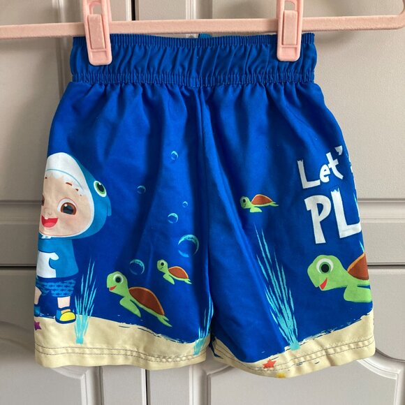 Cocomelon 3T Boys Swim Shorts - Picture 2 of 6